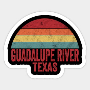 Vintage Guadalupe River State Park Texas Sticker